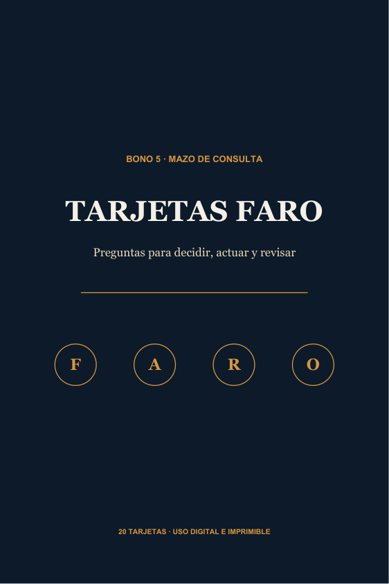 Tarjetas FARO